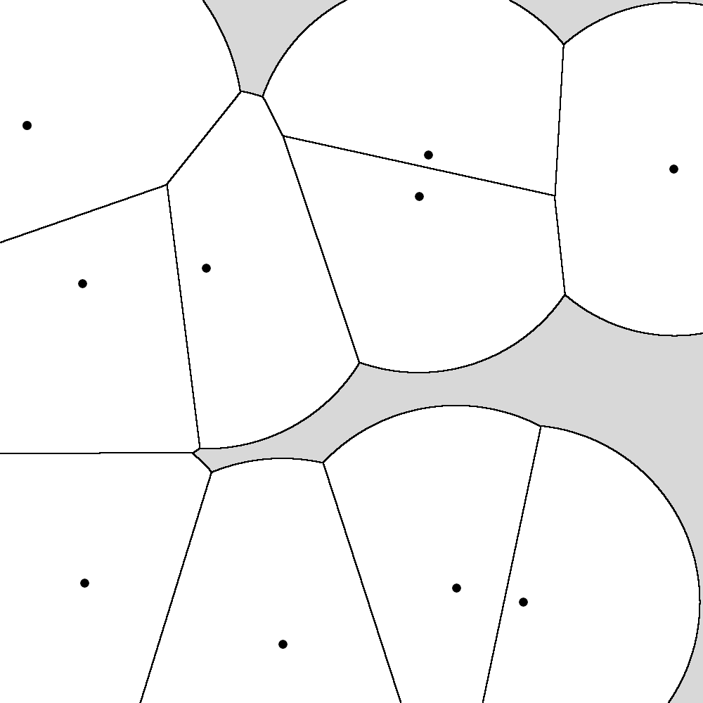 Capacity-Constrained Voronoi Diagrams in Finite Spaces