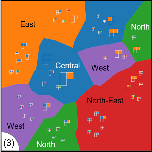The Categorical Data Map: A Multidimensional Scaling-Based Approach